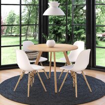 All modern 5 store piece dining set